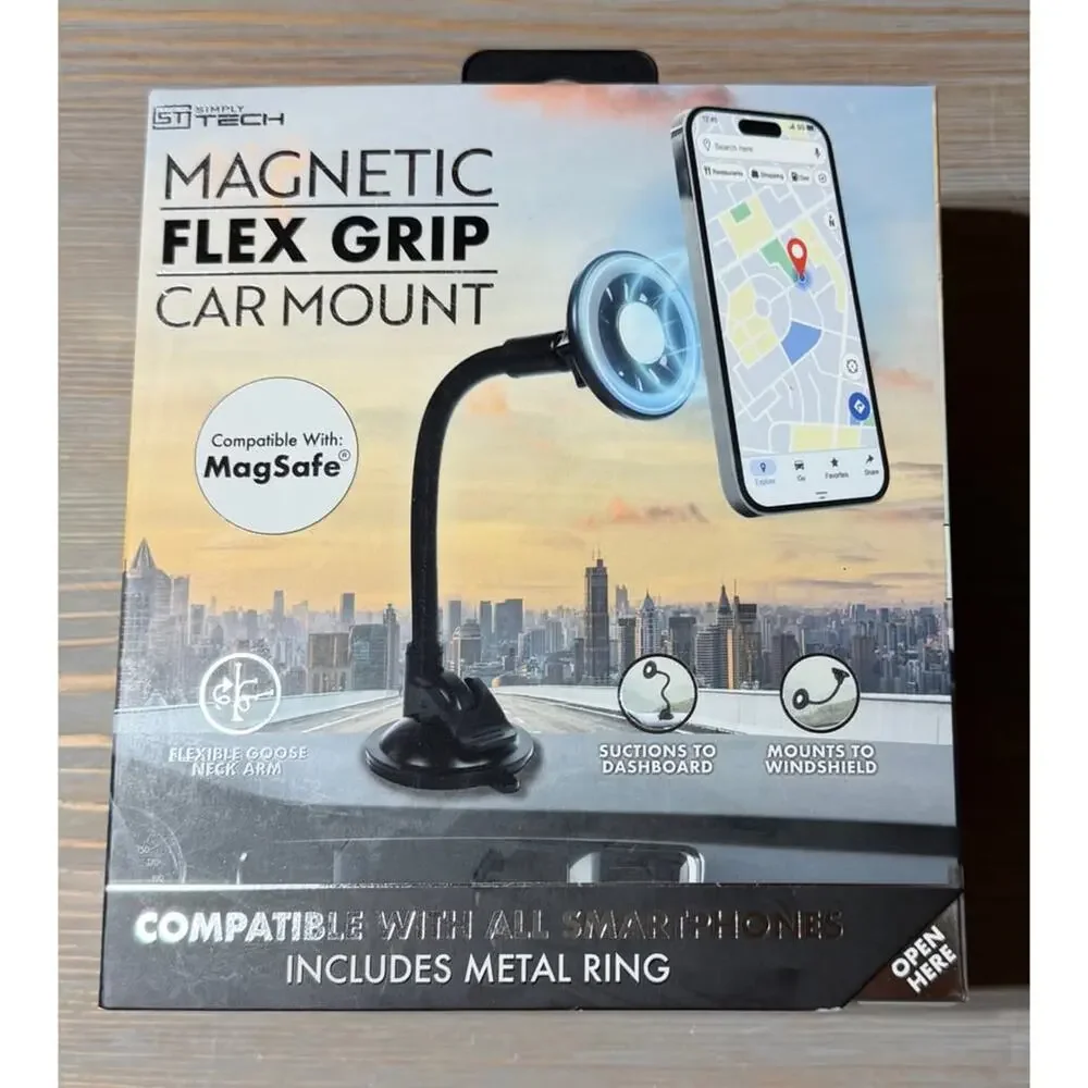 Simply Tech Magnetic Flex Grip Cell Phone Car Mount